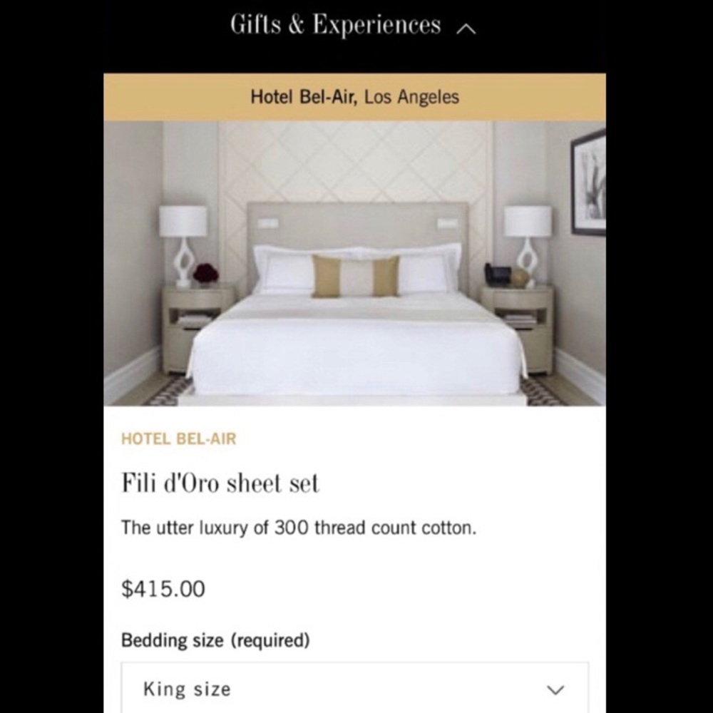 NIP Fili D’Oro King Sheet Set in White
